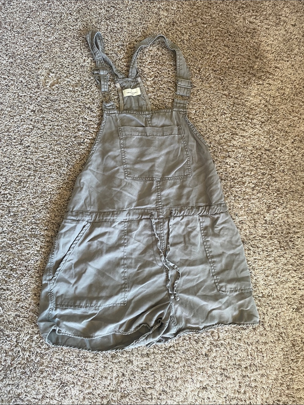 Thread & Supply Olive Green Utility Romper